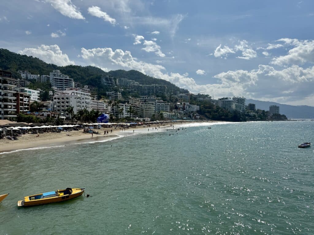 Chill at Los Muertos beach in puerto vallarta cruise port things to do