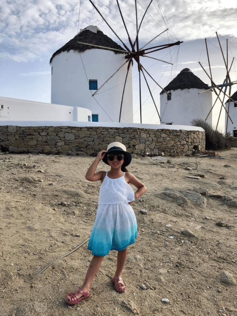 Iconic windwills of Mykonos