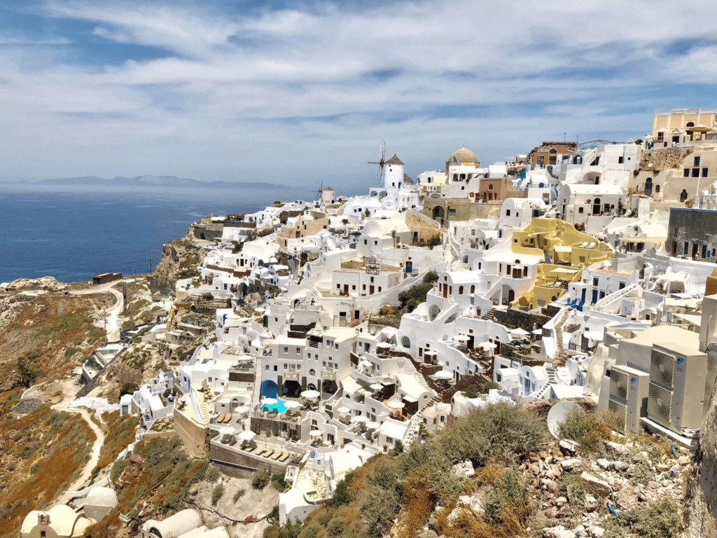 Stunning views in Santorini