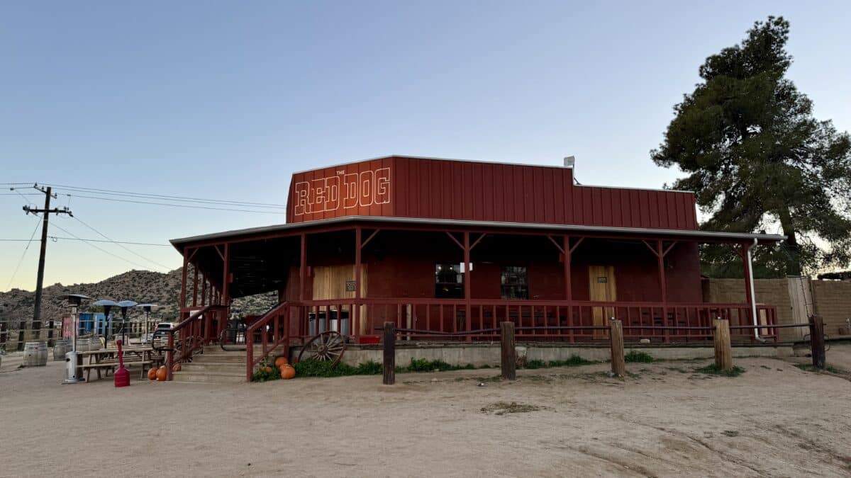 Red Dog bar in Pioneertown