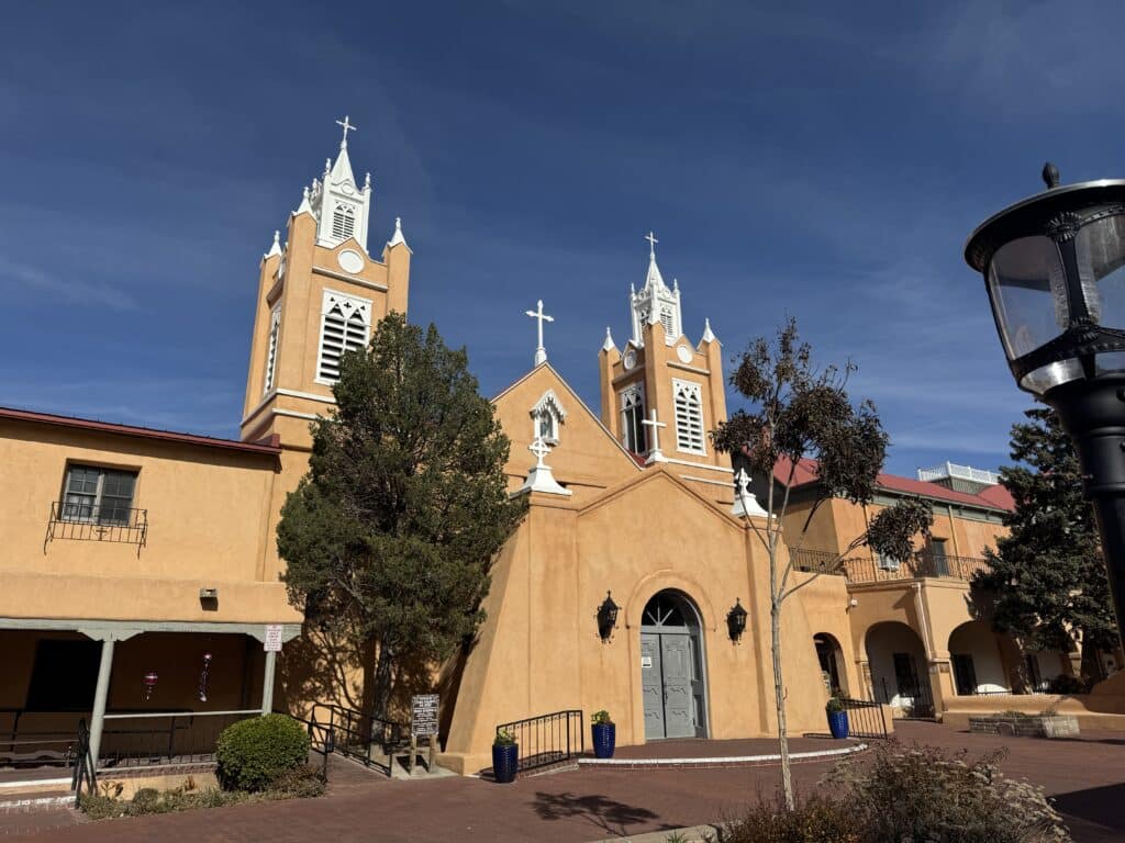 San Felipe de Neri Catholic Church in Old Town Albuquerque