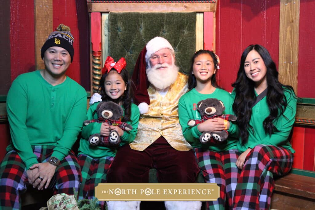 Meeting Santa at The North Pole Experience Flagstaff Arizona