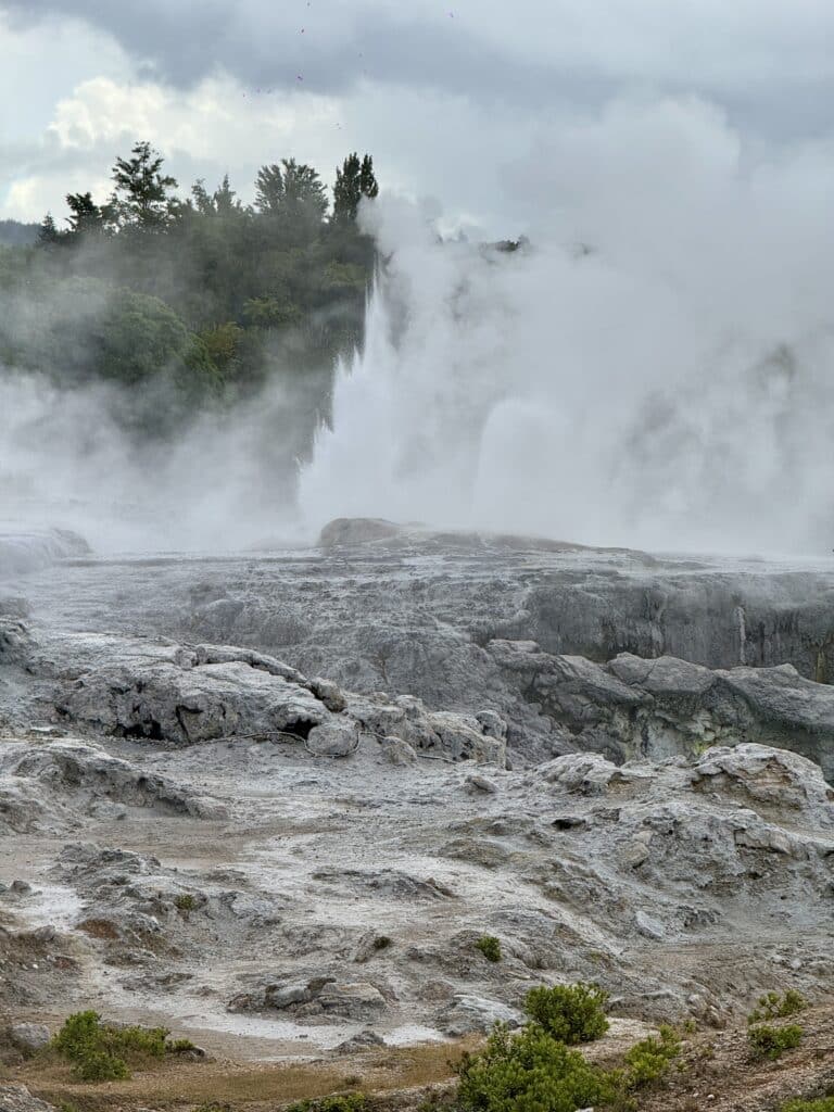 Hiking to Wairere Falls