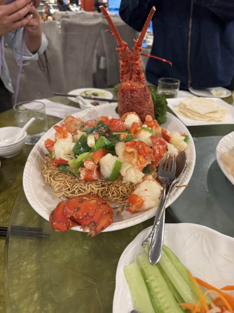 Lobster in Crispy Noodles