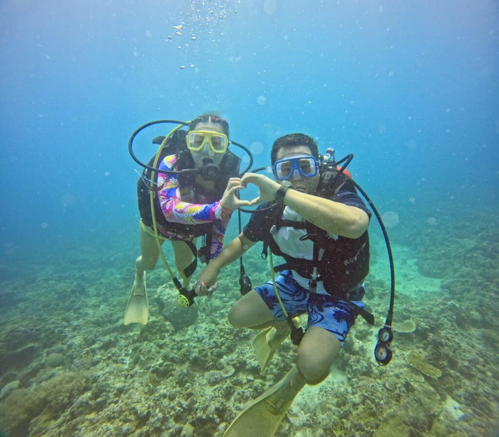 Scuba diving fun in Boracay