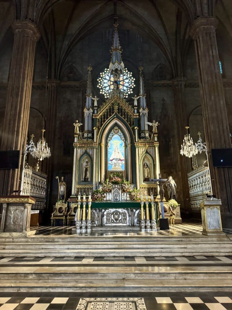 San Sebastian Church in Intramuros