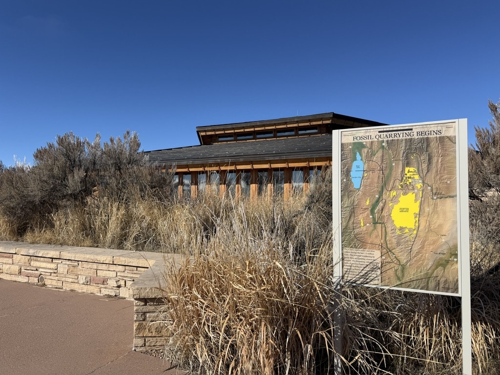 Fossil Butte National Monument Visitor center